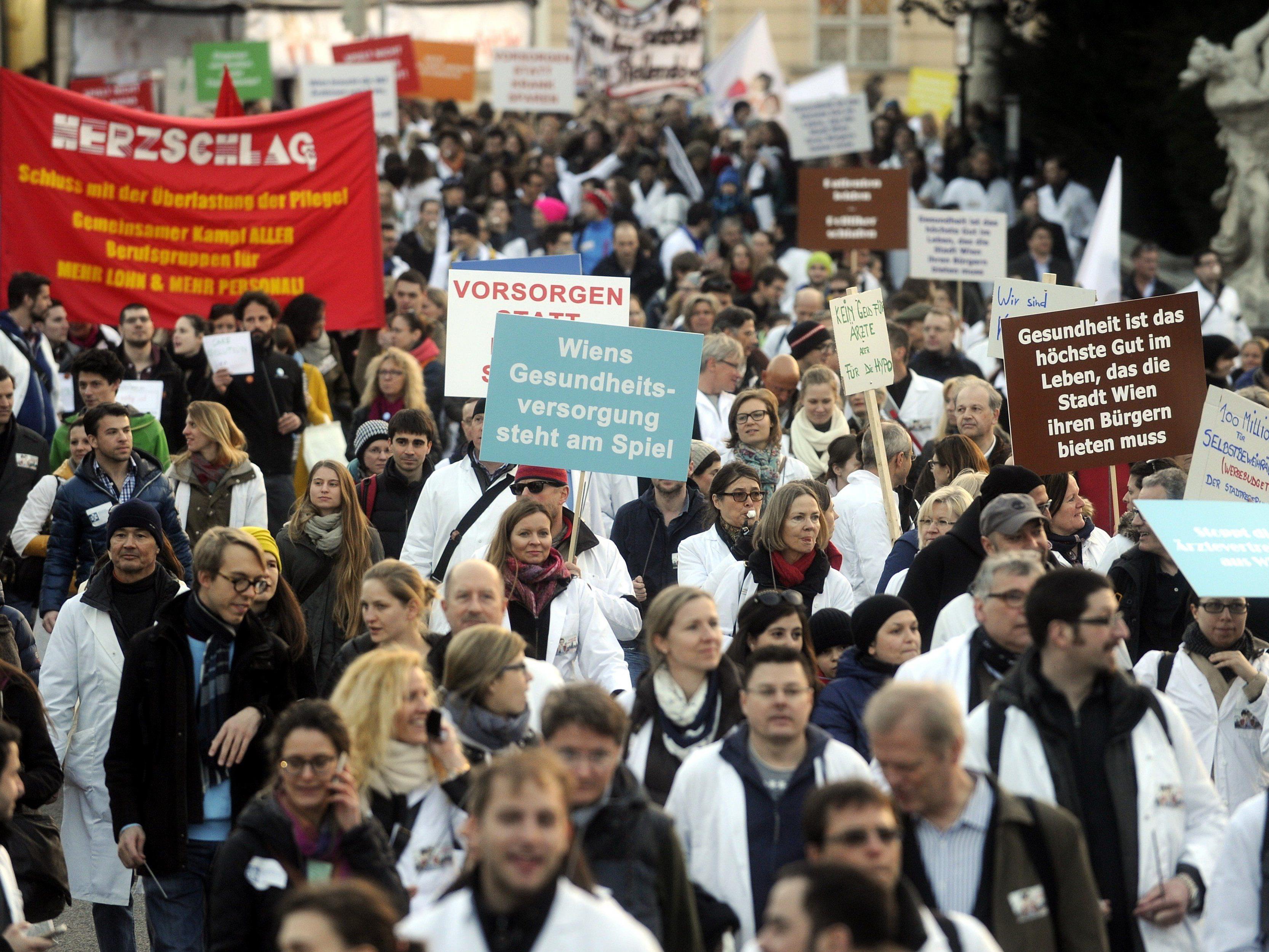 Spitalsärzte - Wiener KAV: Gewerkschaft schließt Streik aus