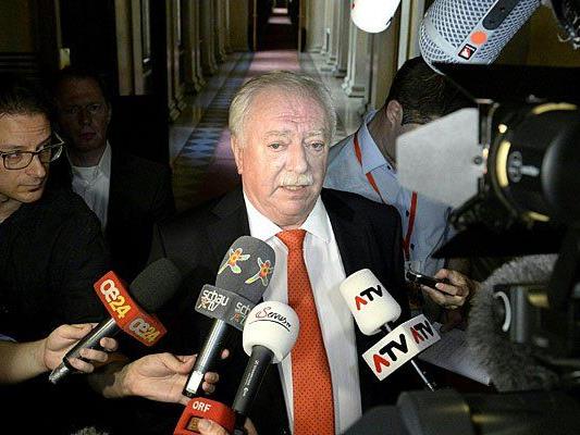Der Wiener Bürgermeister Michael Häupl äußerte sich zum Voves-Rücktritt