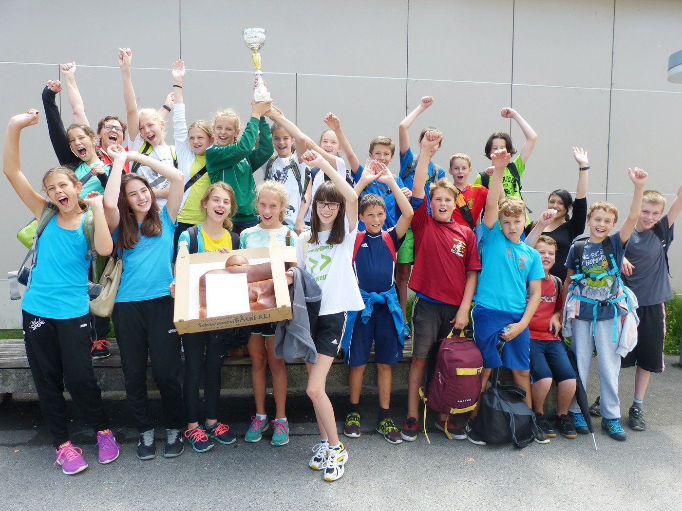 Mittelschule Alberschwende gewinnt den Vielseitigkeitsbewerb Mittelschule Alberschwende gewinnt den Vielseitigkeitsbewerb