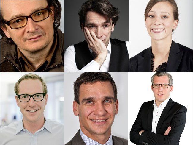 Top-Speaker beim VOL.AT FORUM: Bernhard Heinzlmaier, Boris Marte, Jana Hauck, Martin Dechant, Johannes Berger & Matthias Moosbrugger Top-Speaker beim VOL.AT FORUM: Bernhard Heinzlmaier, Boris Marte, Jana Hauck, Martin Dechant, Johannes Berger & Matthias Moosbrugger