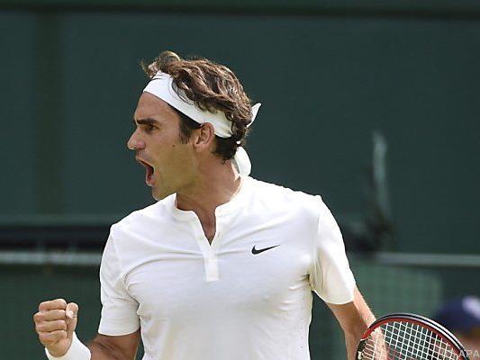 Federer ist eine Runde weiter