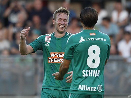 Auch Rapid-Goalgetter Robert Beric kam zu einem Treffer