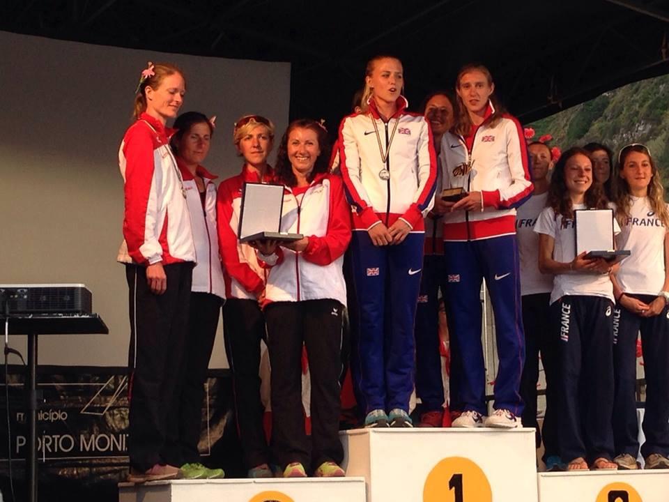 Sabine Reiner wird mit dem Nationalteam Zweite und gewinnt Silber