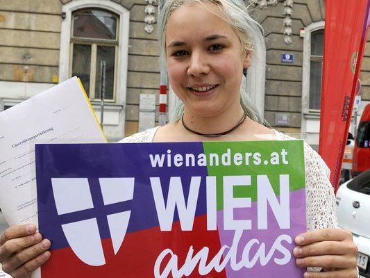 "Wien Anders" stellt sich der Wahl in Wien "Wien Anders" stellt sich der Wahl in Wien