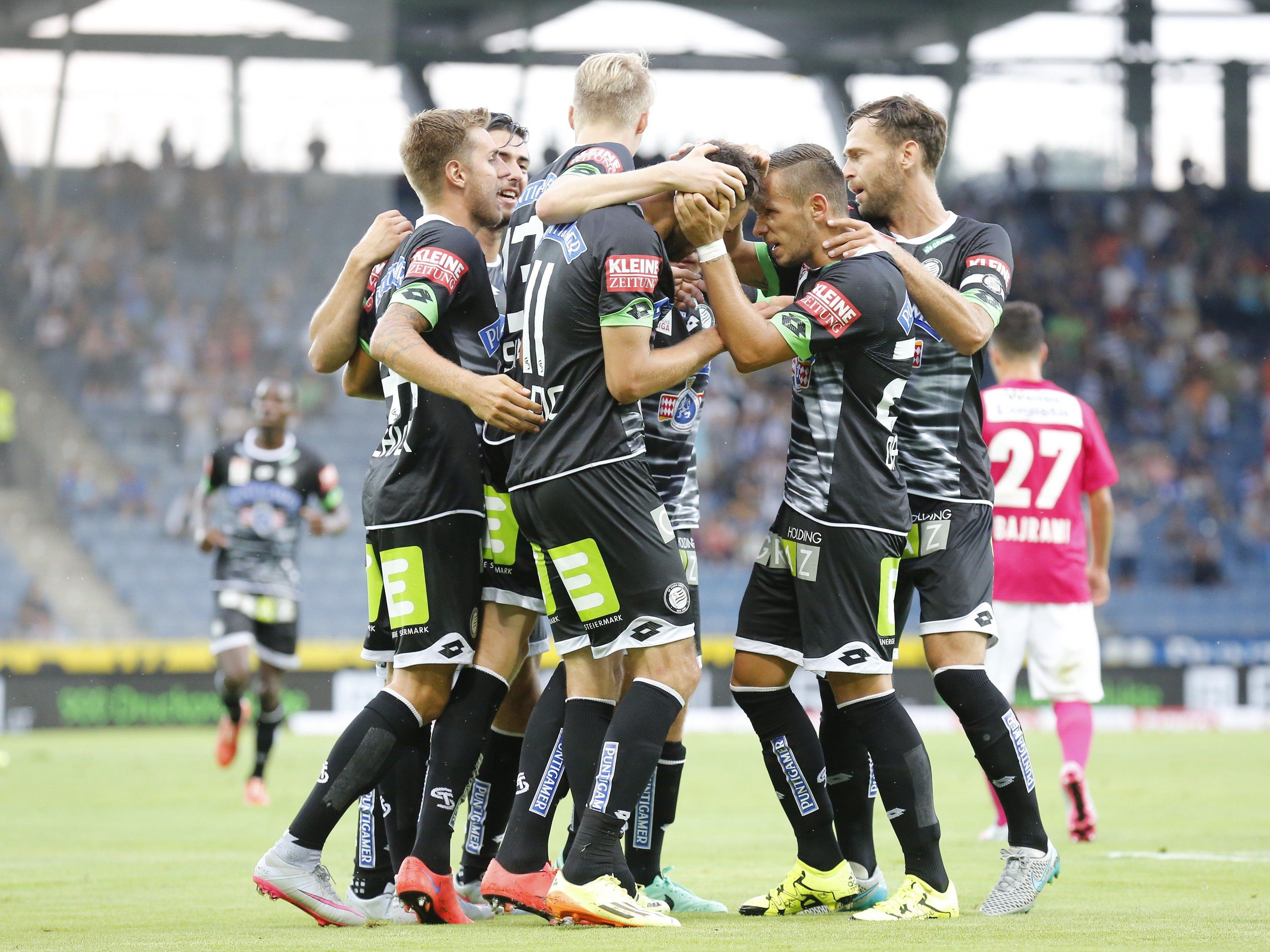 Sturm Graz trofft auf Rubin Kasan in der Europa League-Qualifikation.