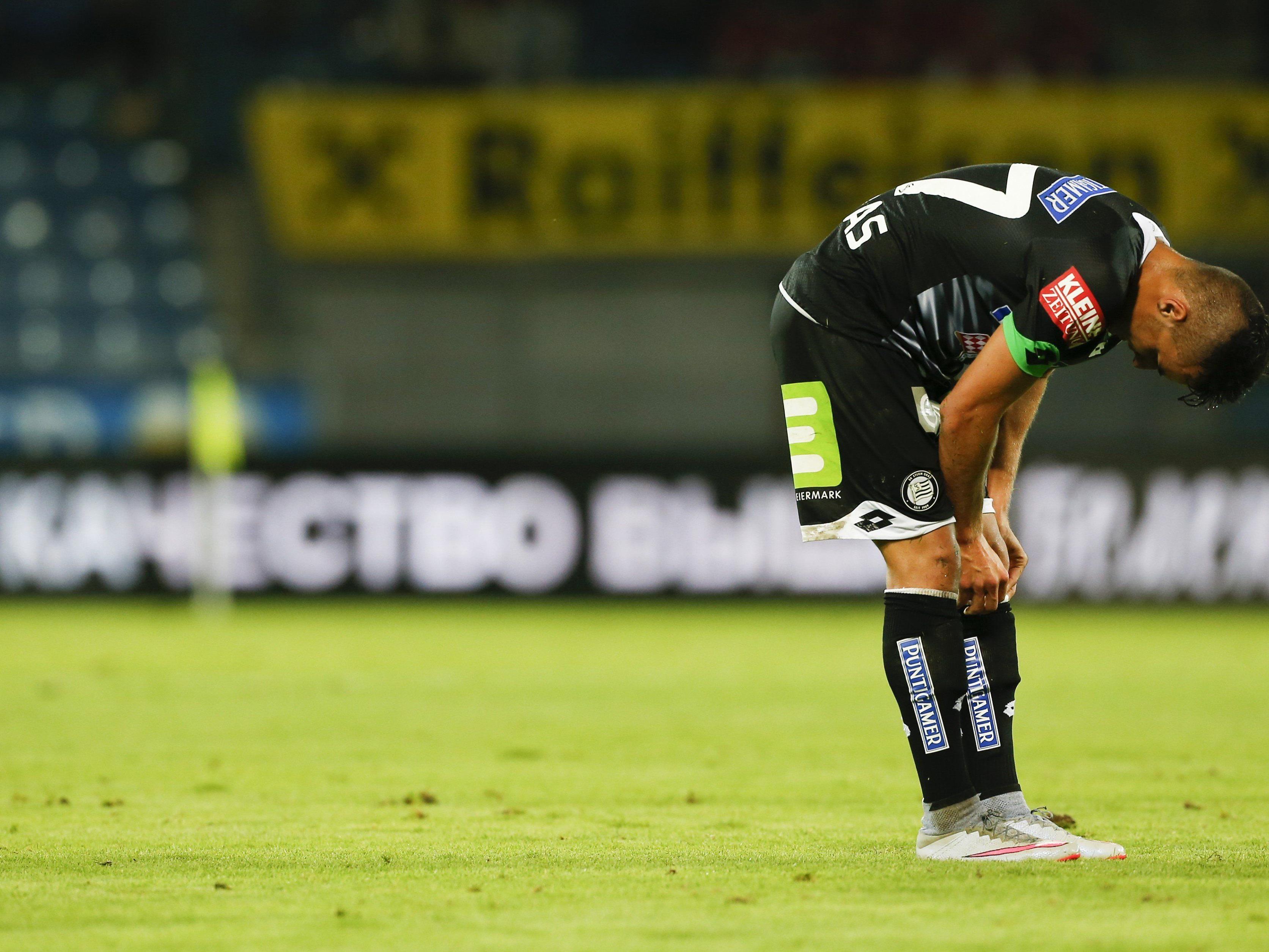 Sturm Graz musste in der Europa League-Qualifikation eine Niederlage hinnehmen.