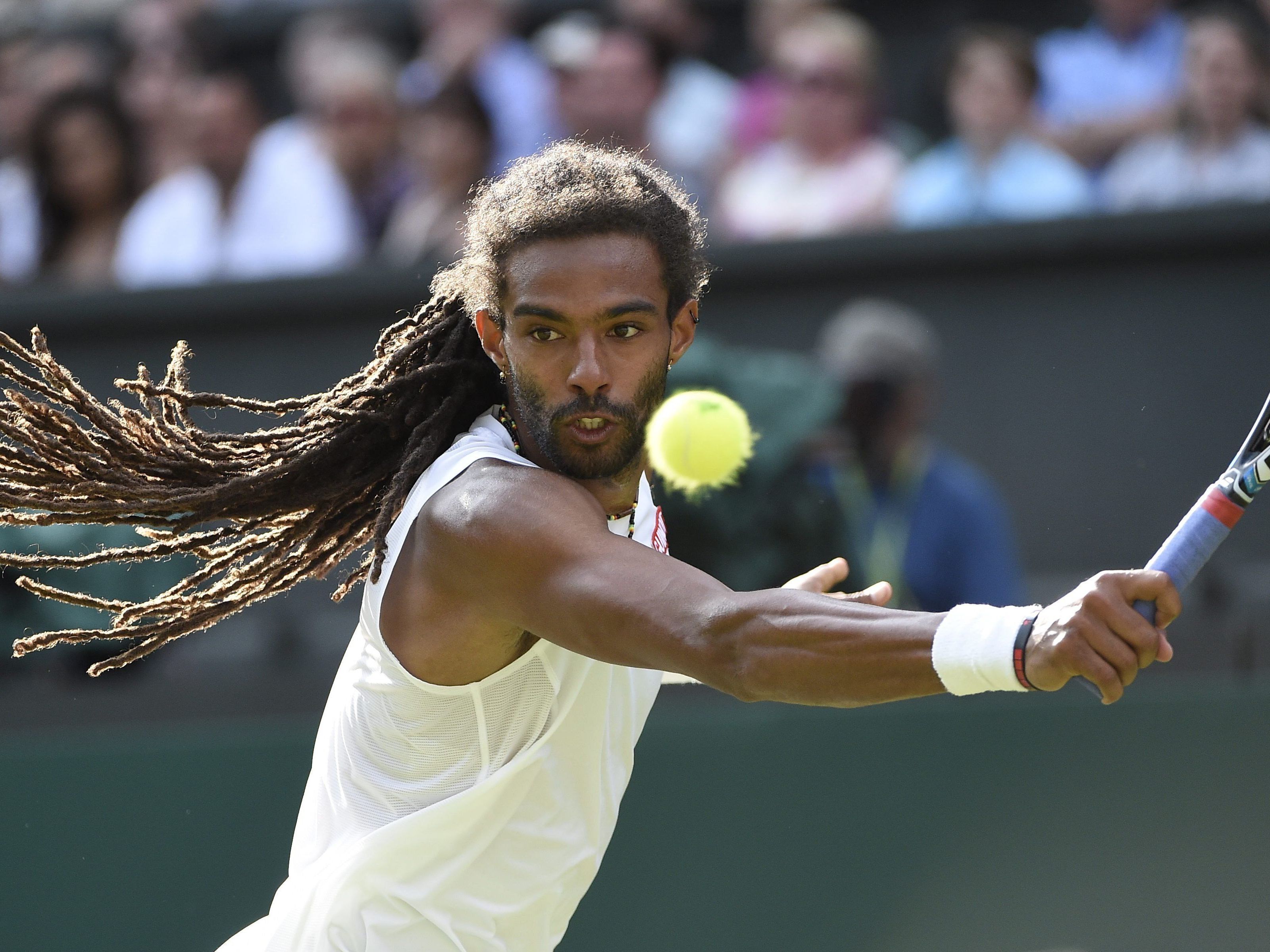 Der "Rasta Man" hat gegen Nadal das Genie auf den Platz gelassen. Der "Rasta Man" hat gegen Nadal das Genie auf den Platz gelassen.