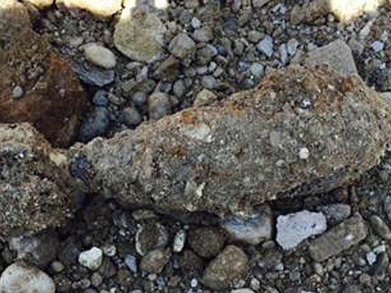Diese scharfe Granate wurde gefunden