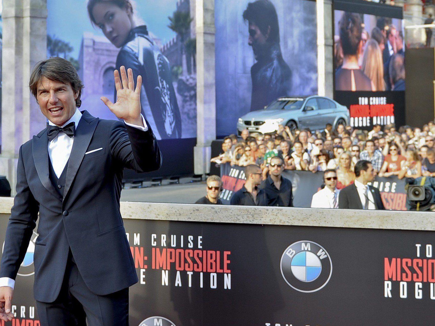 Tom Cruise bei der Weltpremiere von Mission: Impossible 5 in Wien.