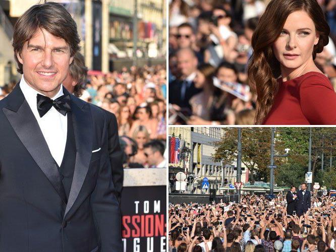 Tom Cruise und die Co-Stars bei der Weltpremiere in Wien