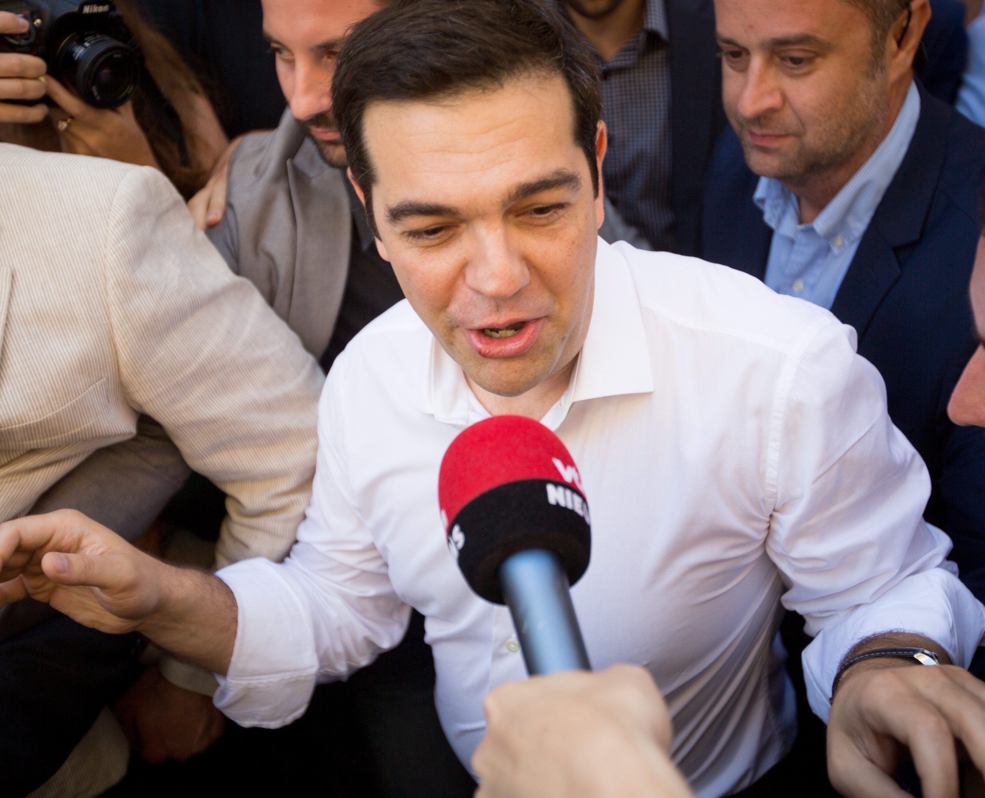 Triumph für Tsipras. Triumph für Tsipras.