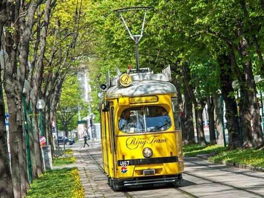 Die Ring Tram muss den Radfahrern weichen. Die Ring Tram muss den Radfahrern weichen.