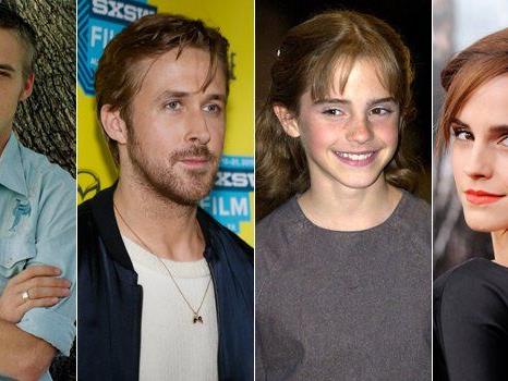 So jung begannen Ryan Gosling und Emma Watson zu schauspielern.
