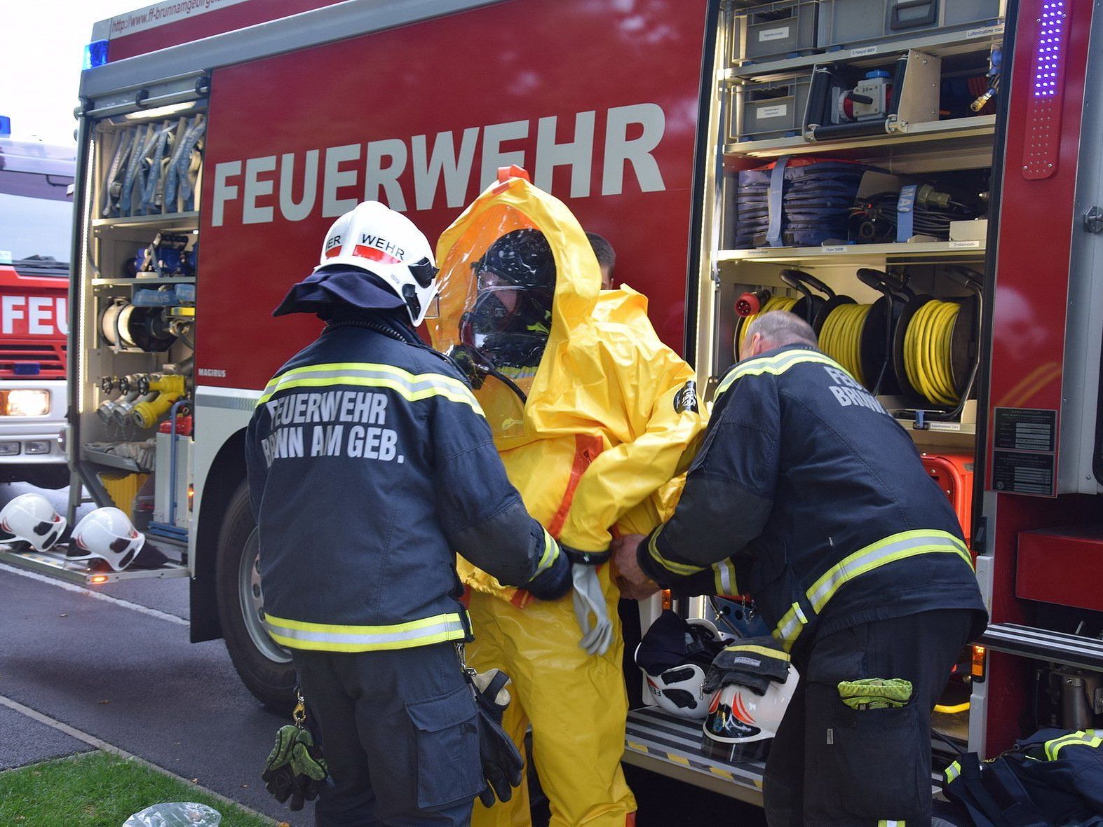 In Brunn am Gebirge musste die Freiwillige Feuerwehr ausrücken.