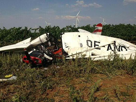 Der Pilot des Kleinflugzeugs überlebte den Absturz nicht.