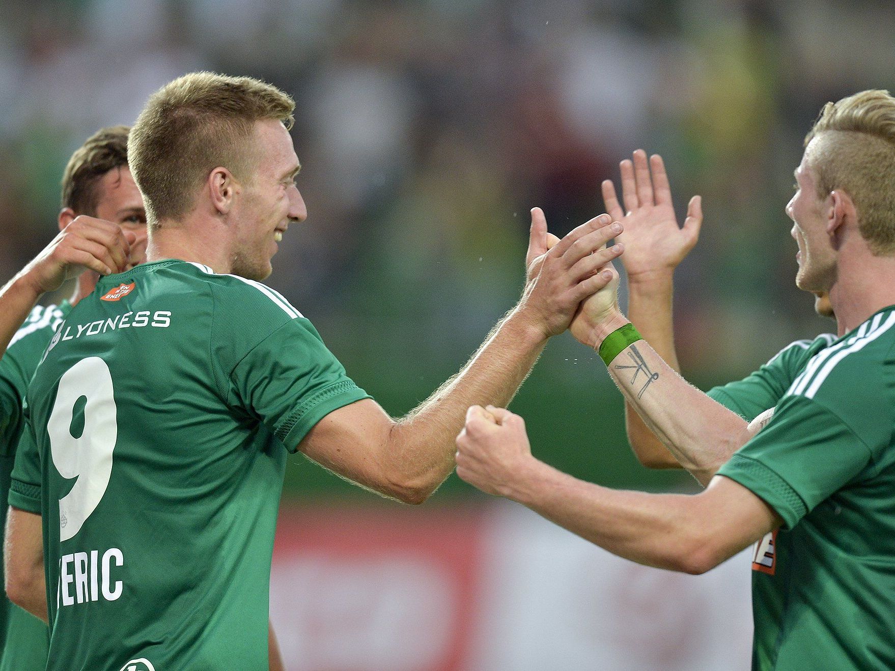 Robert Berič und Florian Kainz wollen auch in Graz über Rapid-Tore jubeln.