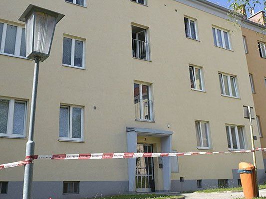 Das Haus, in dem das erstochene Kind gefunden wurde Das Haus, in dem das erstochene Kind gefunden wurde