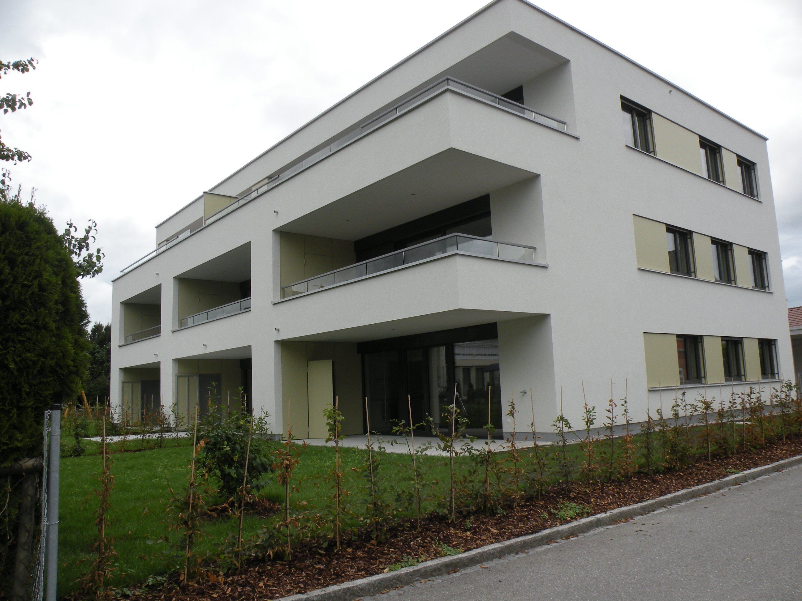 Die Wohnanlage Gutenbergstraße ist fertiggestellt. Die Wohnanlage Gutenbergstraße ist fertiggestellt.