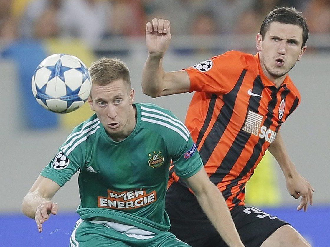 Rapid Wien schaffte den Aufstieg in die Champions League-Gruppenphase nicht. Rapid Wien schaffte den Aufstieg in die Champions League-Gruppenphase nicht.