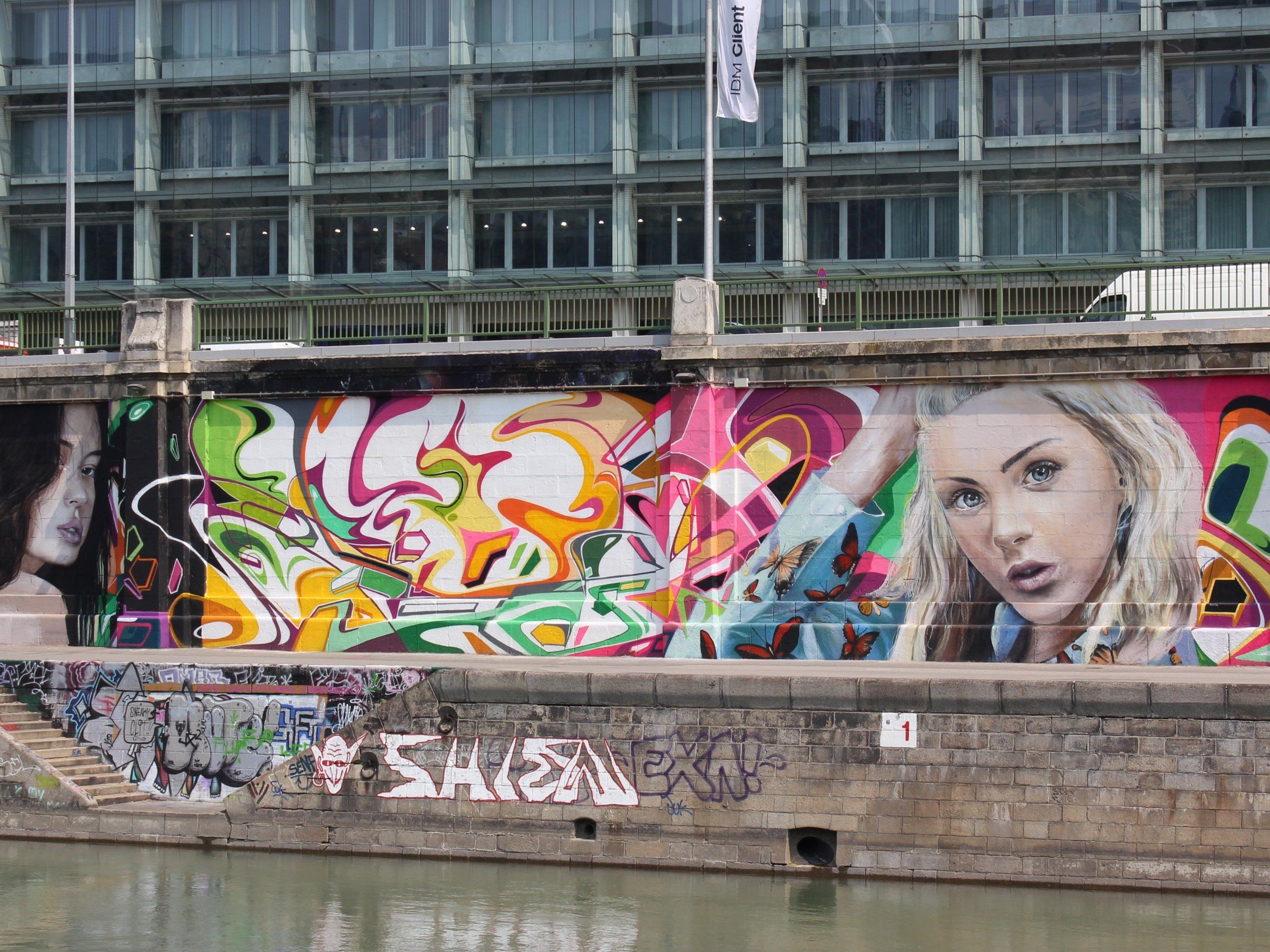 Was sagen Sie zu den Graffitis entlang des Donaukanals?