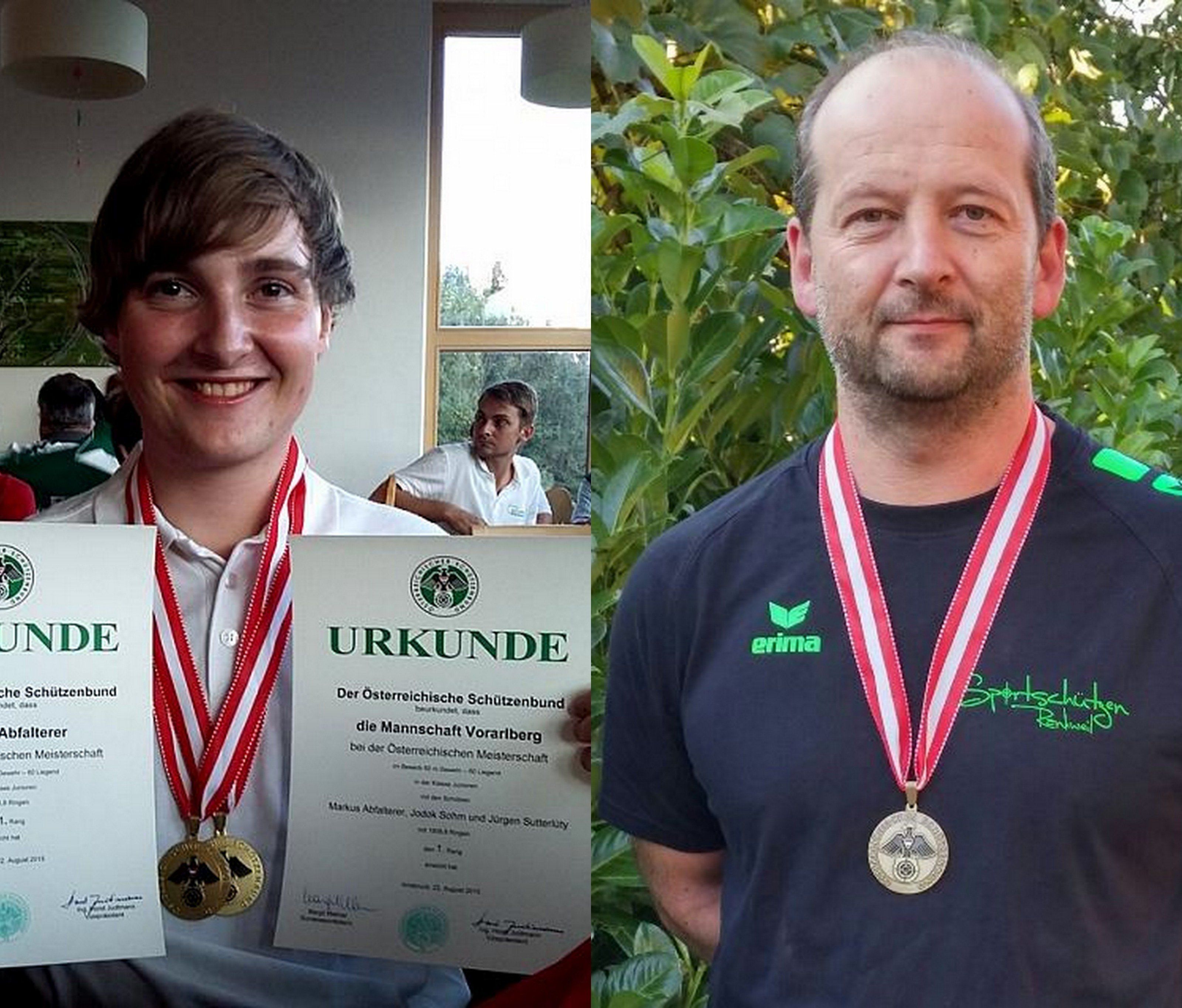 l: Markus Abfalterer, r: Arnold Schrotter l: Markus Abfalterer, r: Arnold Schrotter