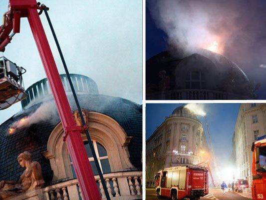 Flammen am Schwarzenbergplatz Flammen am Schwarzenbergplatz