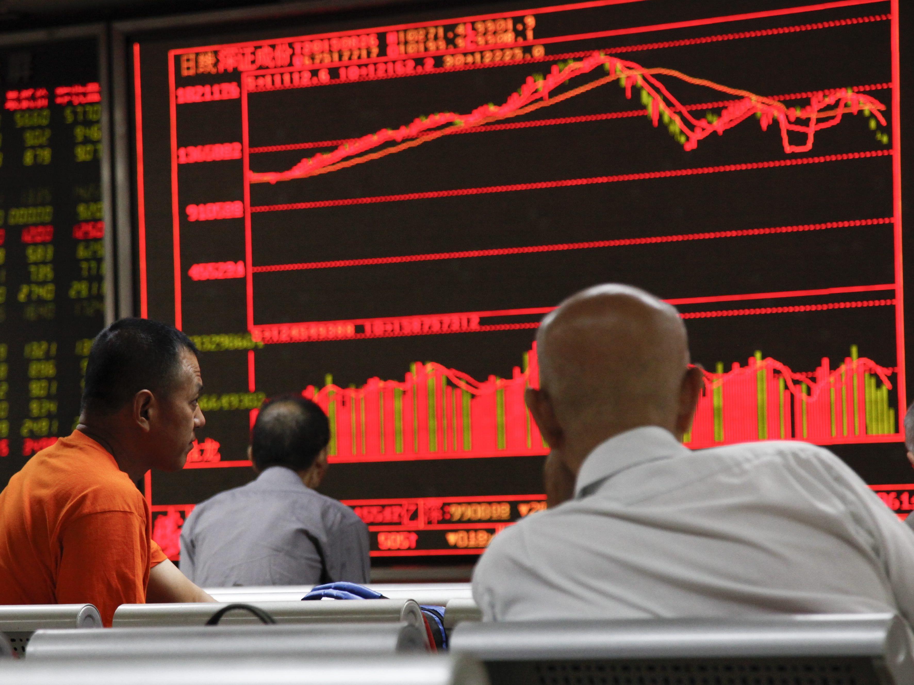 Ein Journalist soll "gestanden", die Kursverluste an Chinas Börse verursacht zu haben.