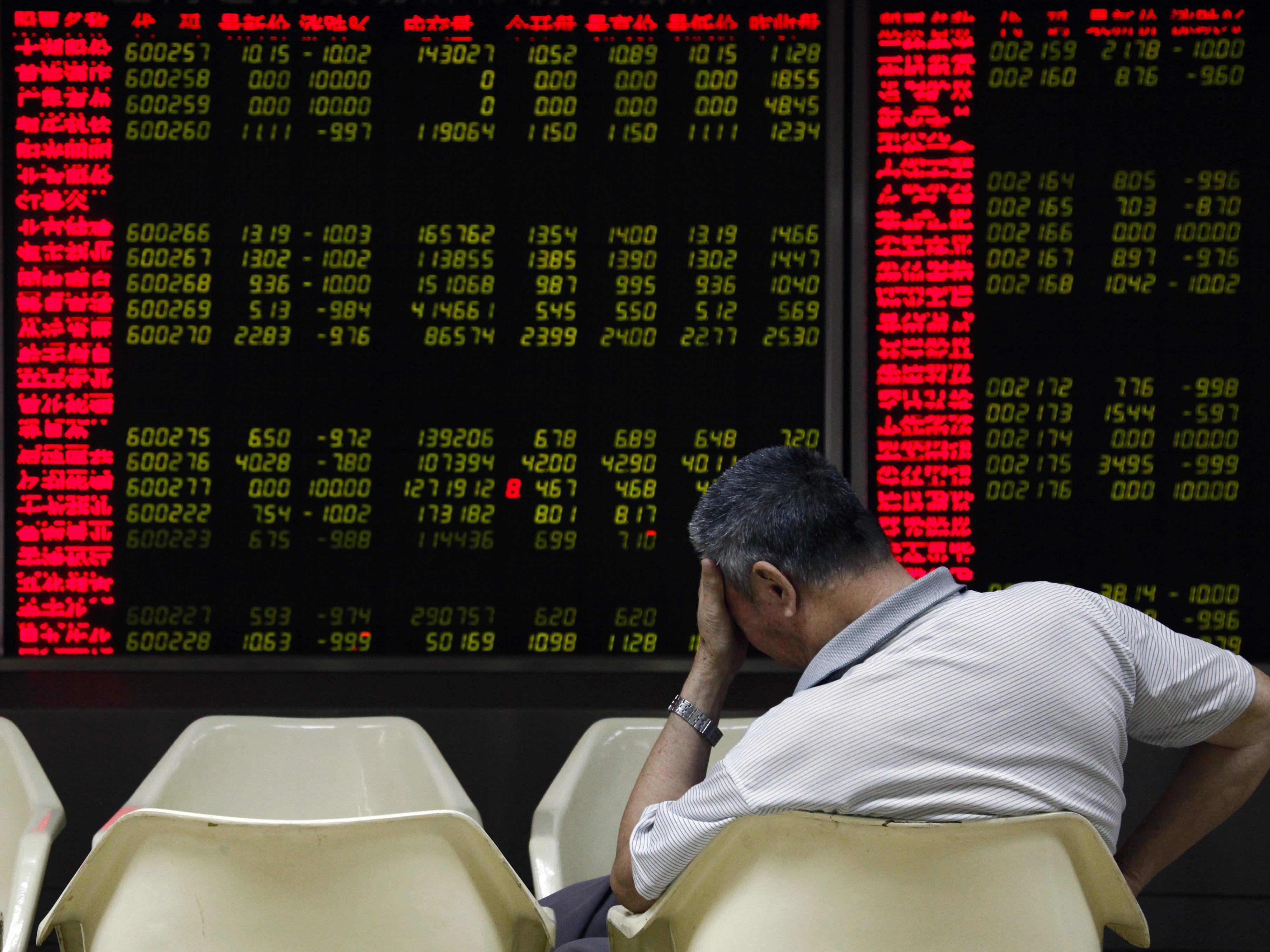 Asiens Börsen brechen ein - Crash reißt Europas Leitbörsen in tiefroten Bereich.