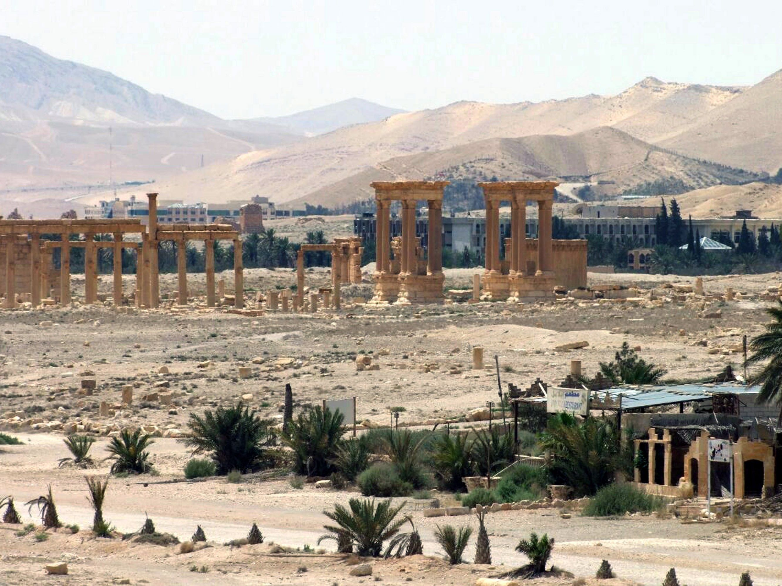 Die Terrormiliz zertörte einen weiteren antiken Tempel in Palmyra. Die Terrormiliz zertörte einen weiteren antiken Tempel in Palmyra.