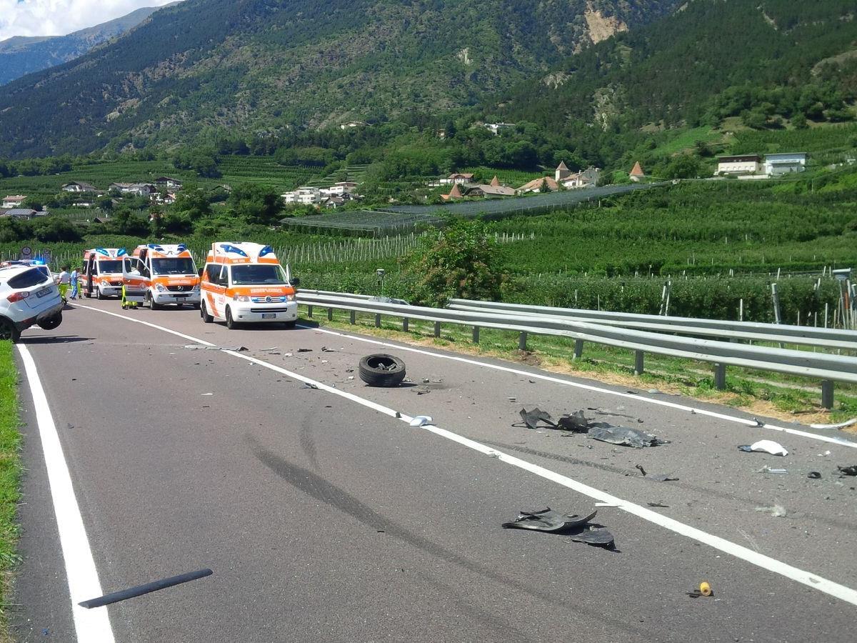 Vorarlberger Familie in schweren Unfall verwickelt.