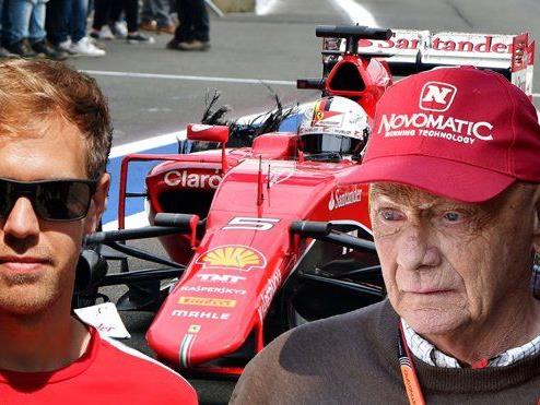 Zoff in der Formel-1 zwischen Sebastian Vettel und Niki Lauda.