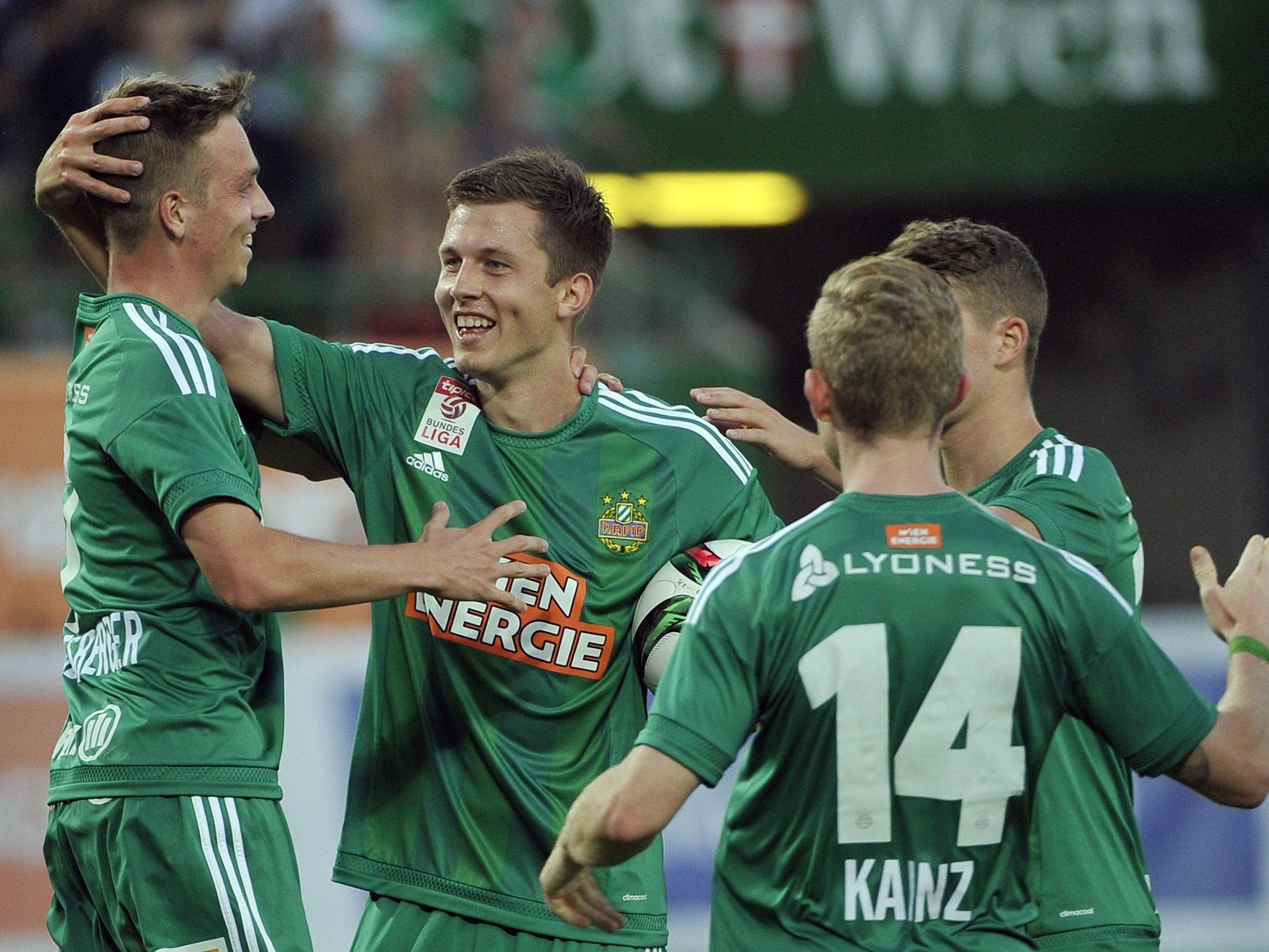 Rapid startet in die Europa League. Rapid startet in die Europa League.