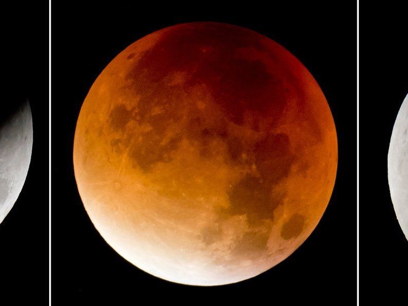 Super-"Blutmond" - Nächstes Mal erst in 18 Jahren. Super-"Blutmond" - Nächstes Mal erst in 18 Jahren.