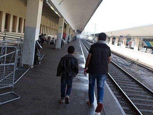 Flüchtlinge am Wiener Westbahnhof - die Lage ist entspannt Flüchtlinge am Wiener Westbahnhof - die Lage ist entspannt