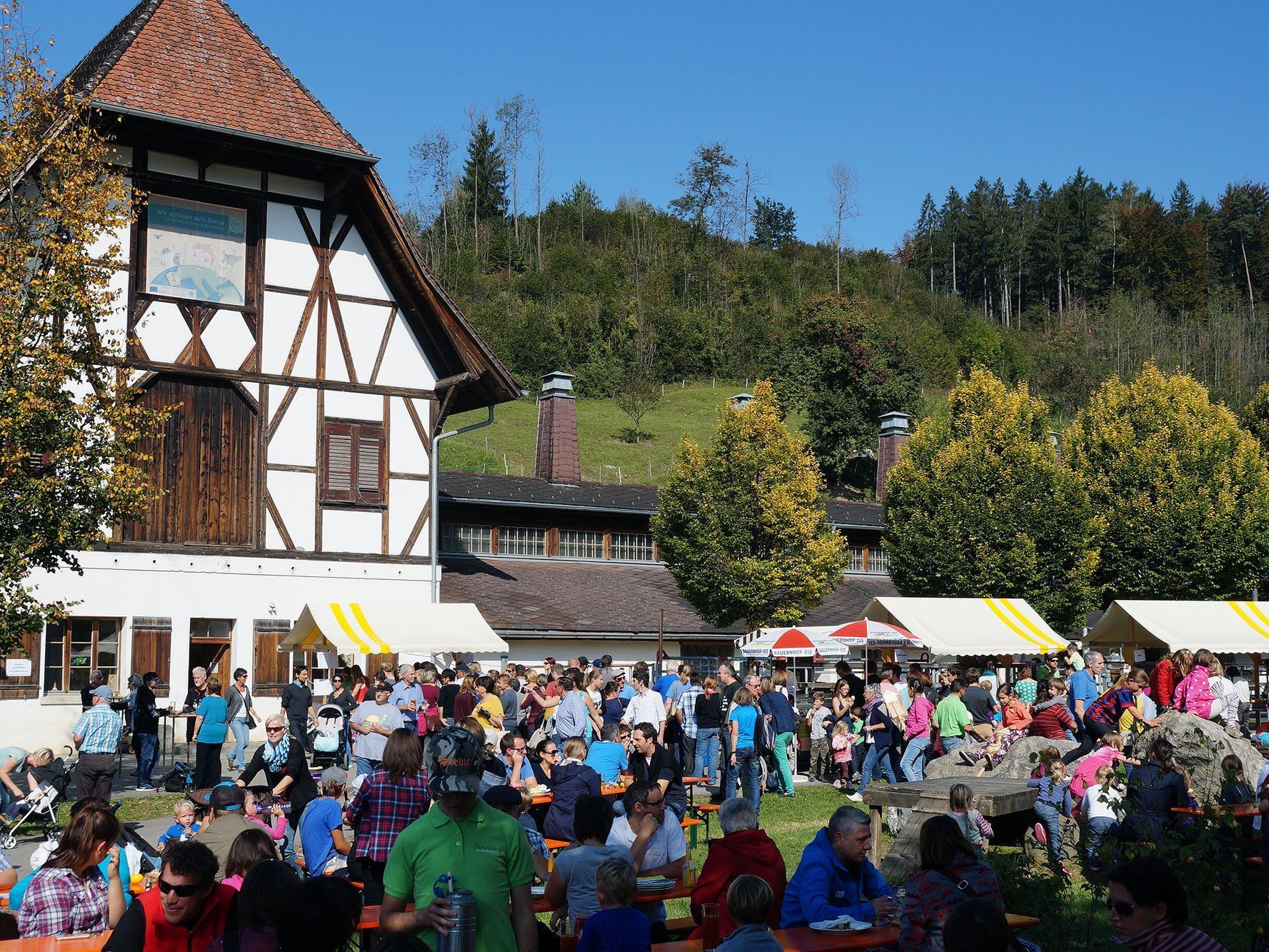 Das Kürbisfest am Sunnahof ist der Treffpunkt für ein „Mitanand“. Das Kürbisfest am Sunnahof ist der Treffpunkt für ein „Mitanand“.