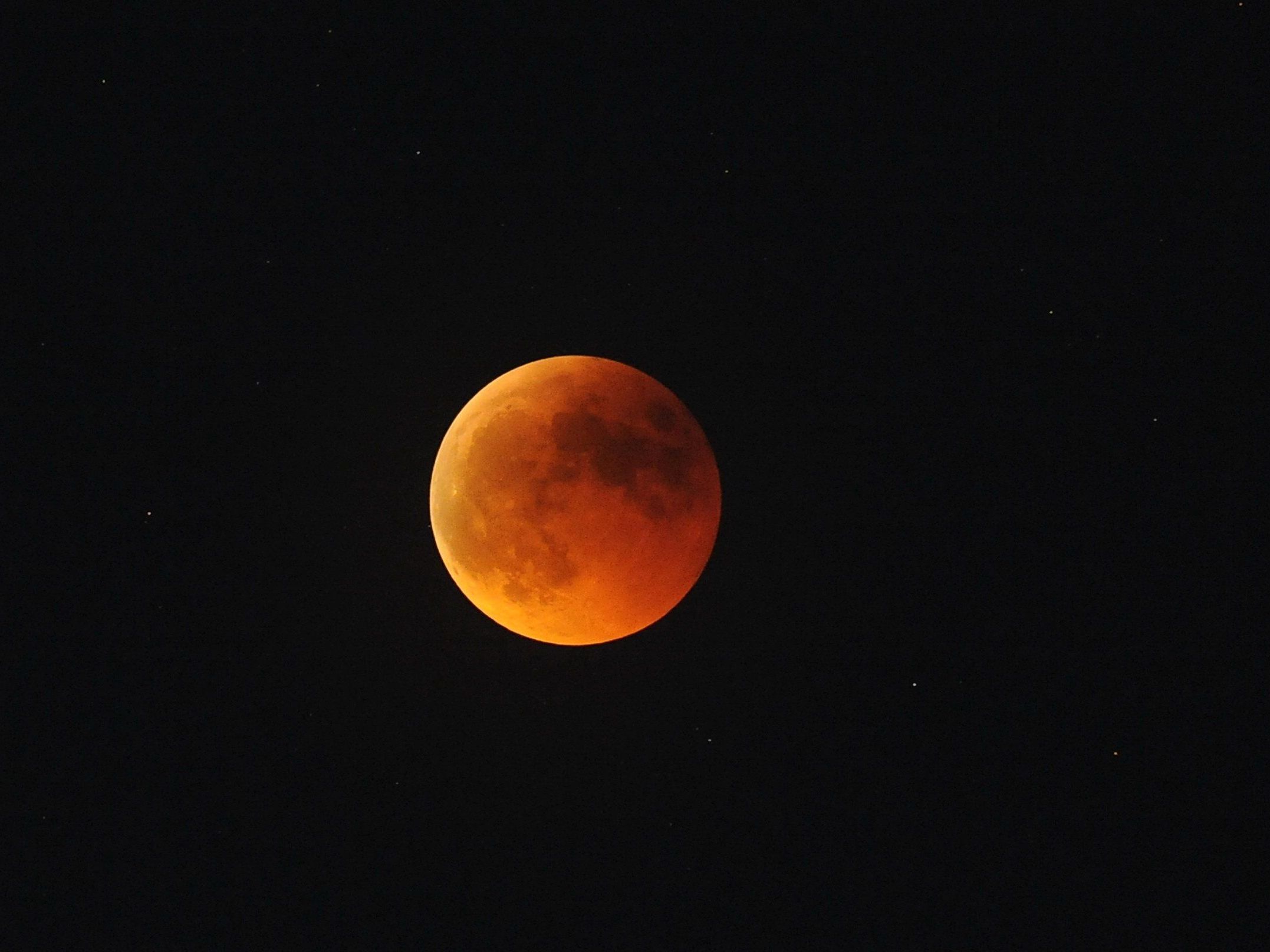 In der Nacht auf den 28. September schmückt ein blutroter Mond den Himmel. In der Nacht auf den 28. September schmückt ein blutroter Mond den Himmel.