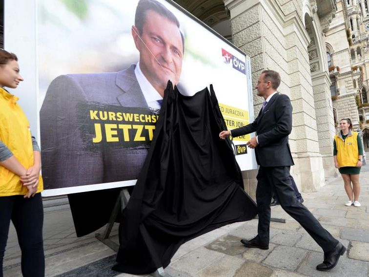 Die neuen Plakate der ÖVP Wien. Die neuen Plakate der ÖVP Wien.