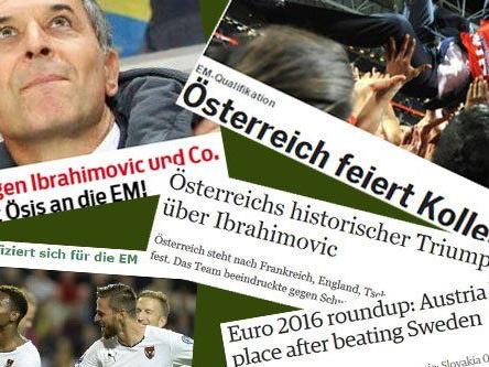 Internationale Pressestimmen nach dem Sieg von Österreich