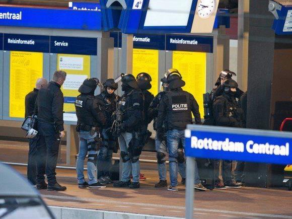 Anti-Terror-Einsatz in Rotterdam.
