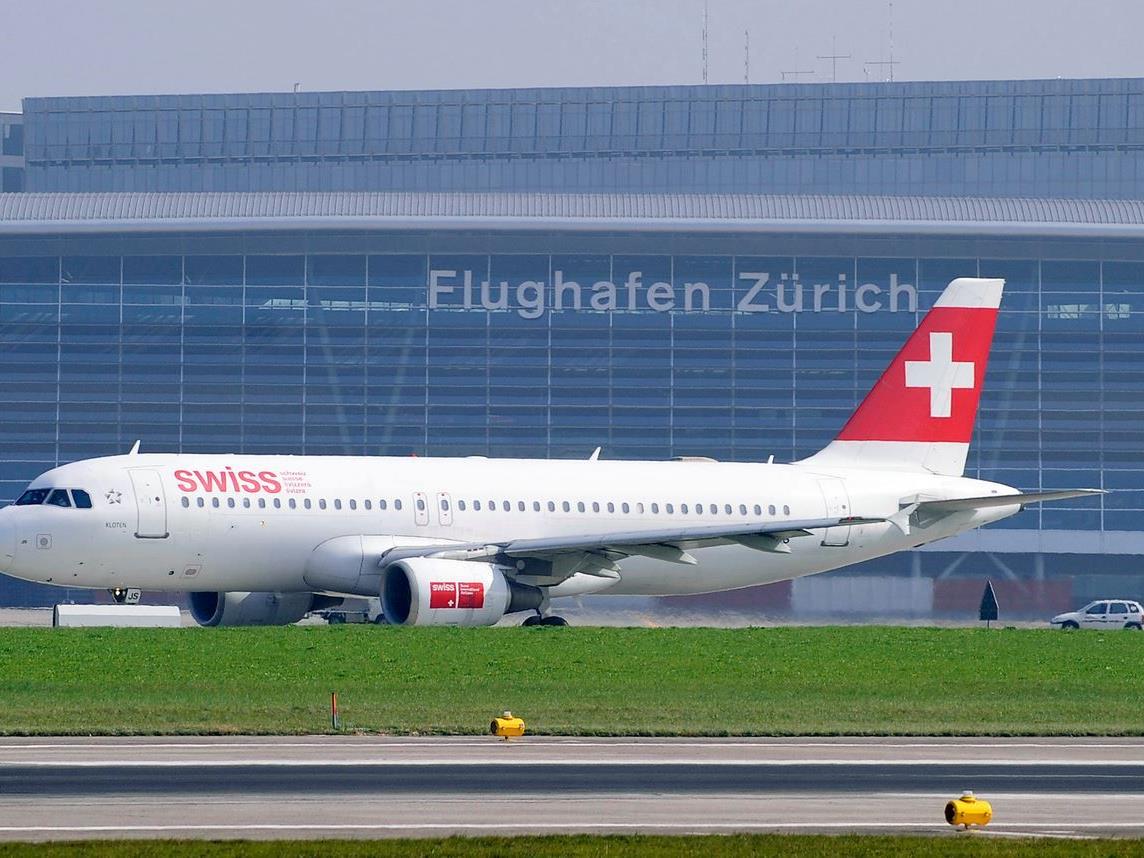 Unfall auf dem Flughafen in Zürich.