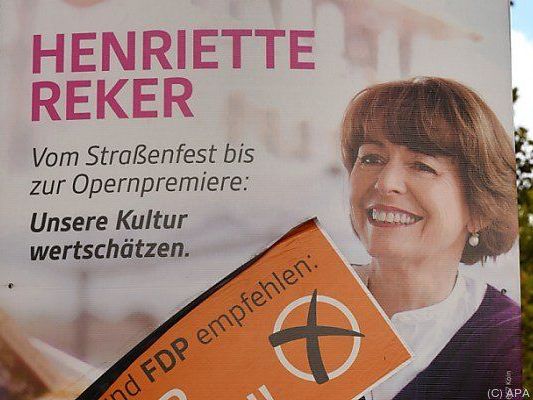 Reker wurde von CDU, FDP und Grünen unterstützt Reker wurde von CDU, FDP und Grünen unterstützt