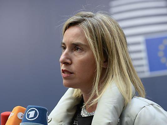 Mogherini stellt Sanktionen in Aussicht