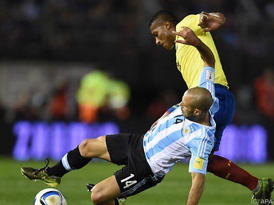 Argentinien verlor 0:2 gegen Ecuador