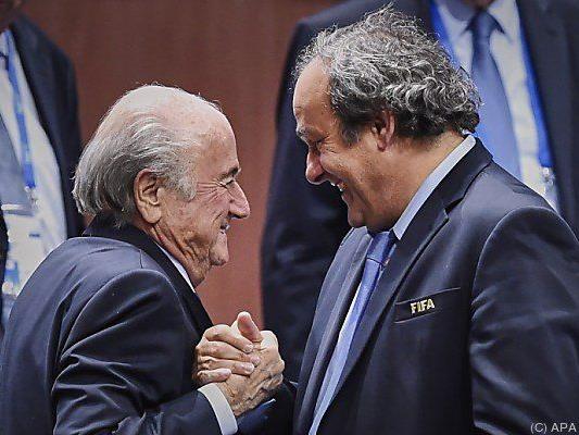 Blatter und Platini in besseren Zeiten