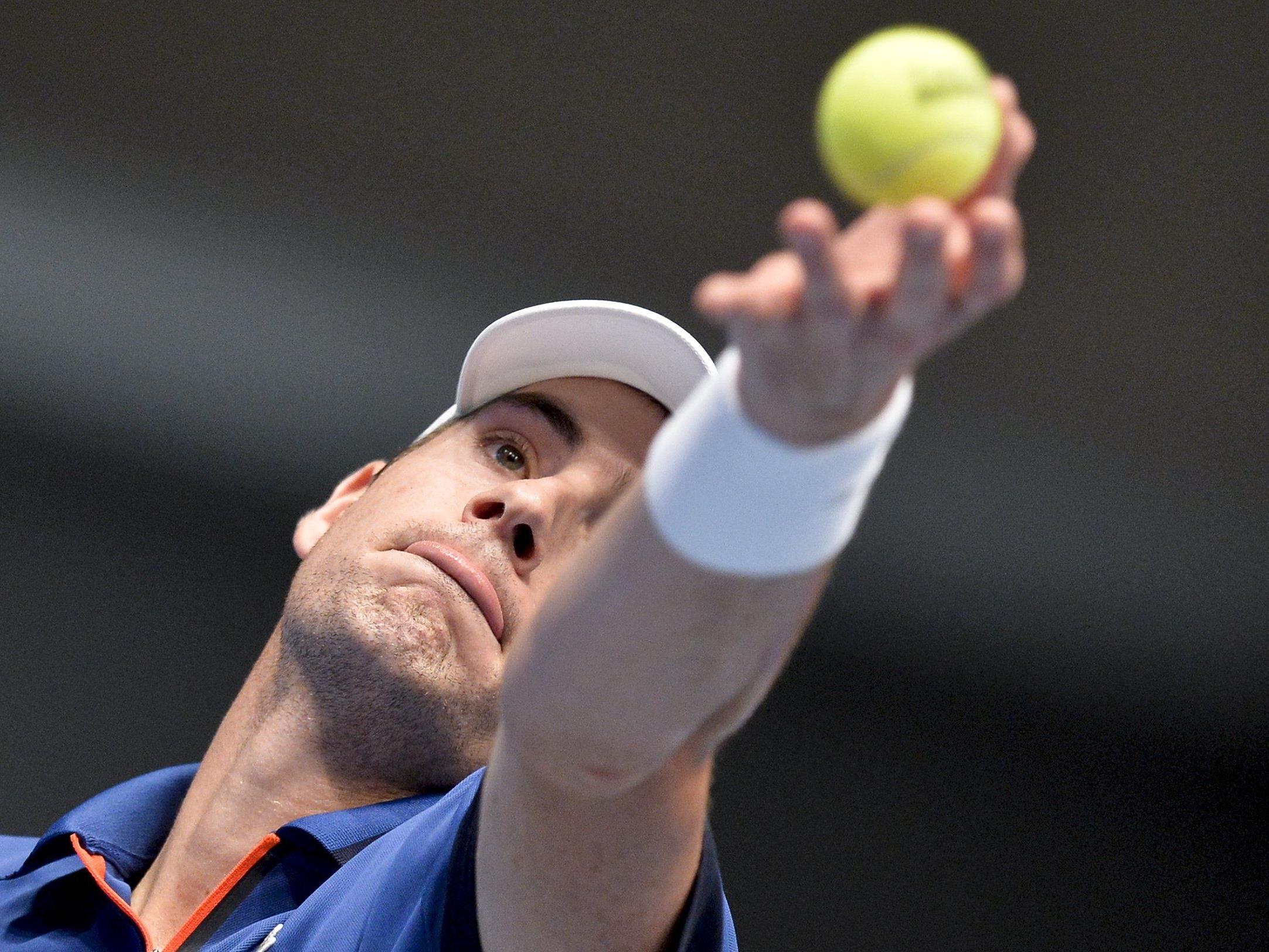 John Isner erreichte als Erster das Achtelfinale der Erste Bank Open in Wien.