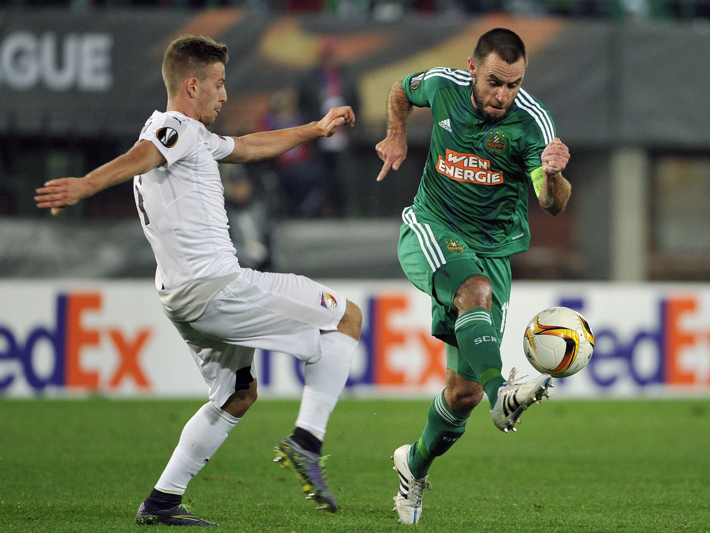 Rapid zeigte sich im Match gegen Viktoria Pilsen in Bestform.