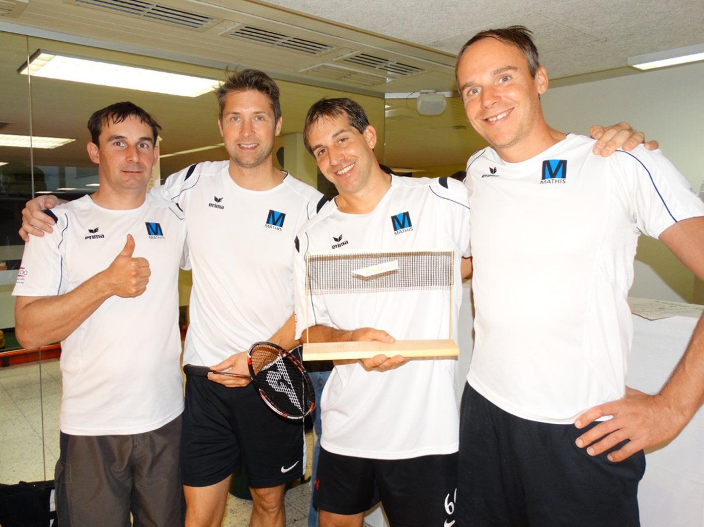 „Die Montes“ gewannen den Federball-Cup des Badminton Vereins bereits zum neunten Mal.