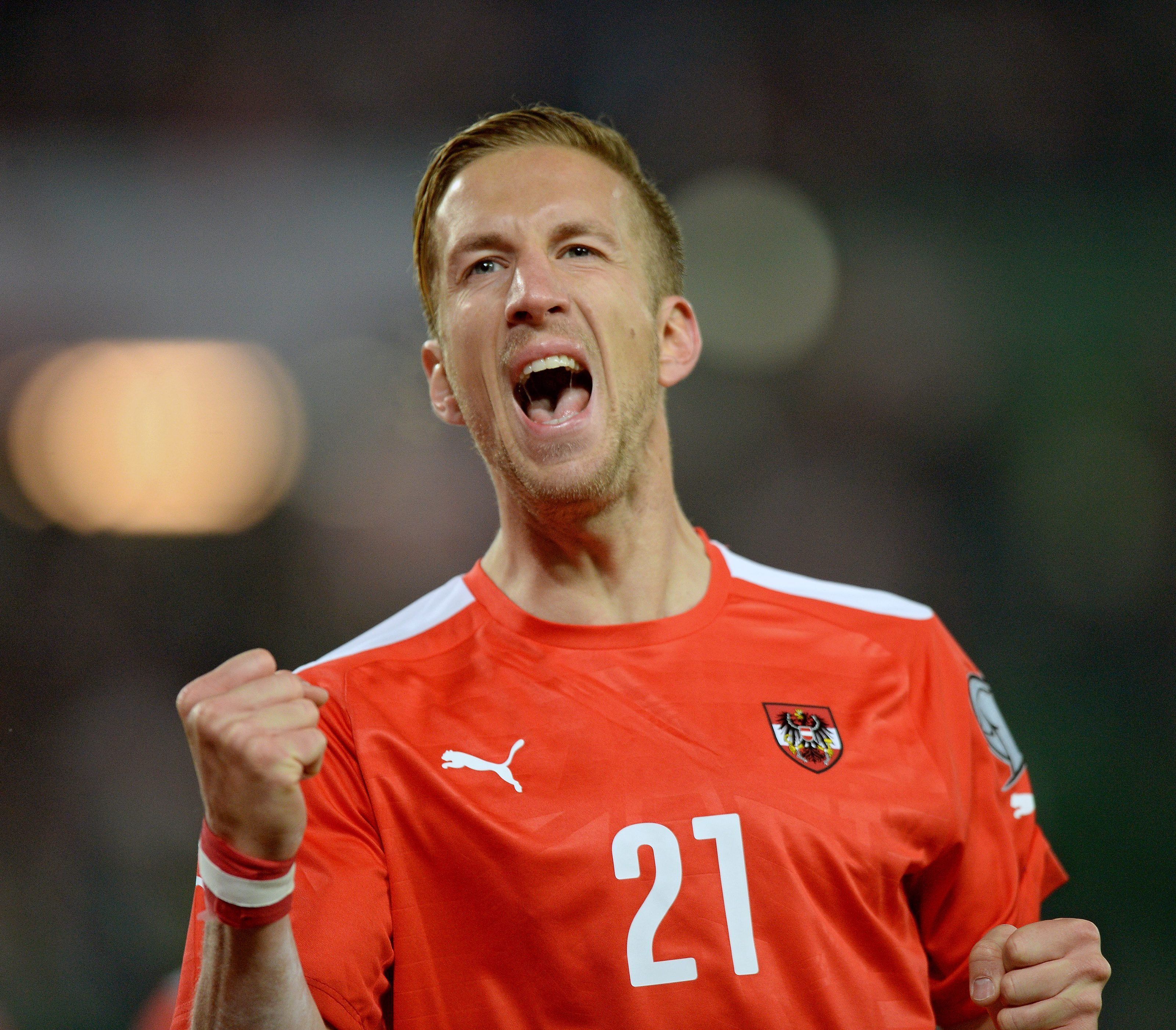 Marc Janko in Jubelpose - ein gewohntes Bild. Marc Janko in Jubelpose - ein gewohntes Bild.