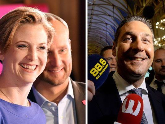 Freude herrscht bei den NEOS und der FPÖ Freude herrscht bei den NEOS und der FPÖ