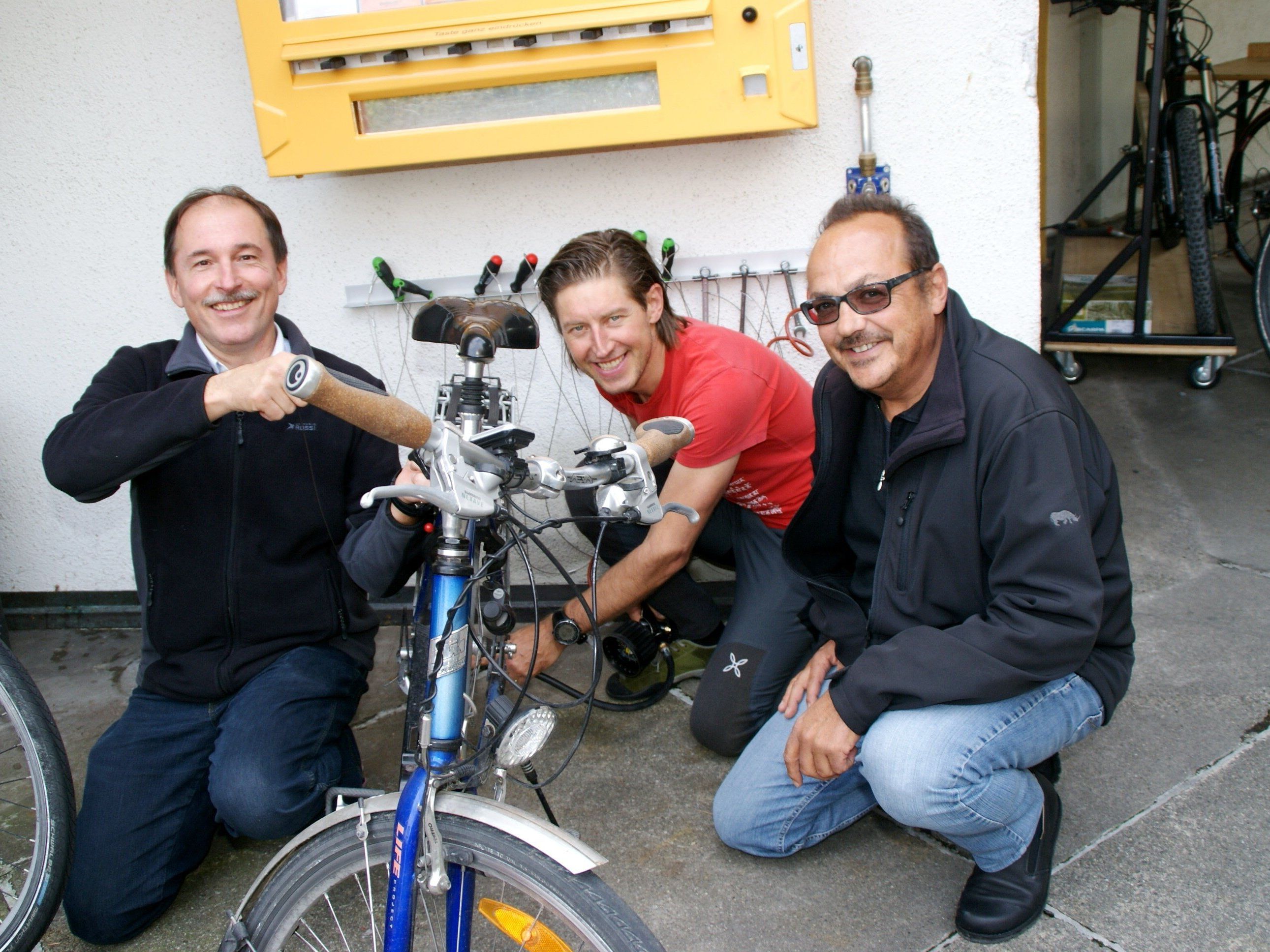 Um Radpannen muss man sich in Lustenau keine Sorgen machen Um Radpannen muss man sich in Lustenau keine Sorgen machen